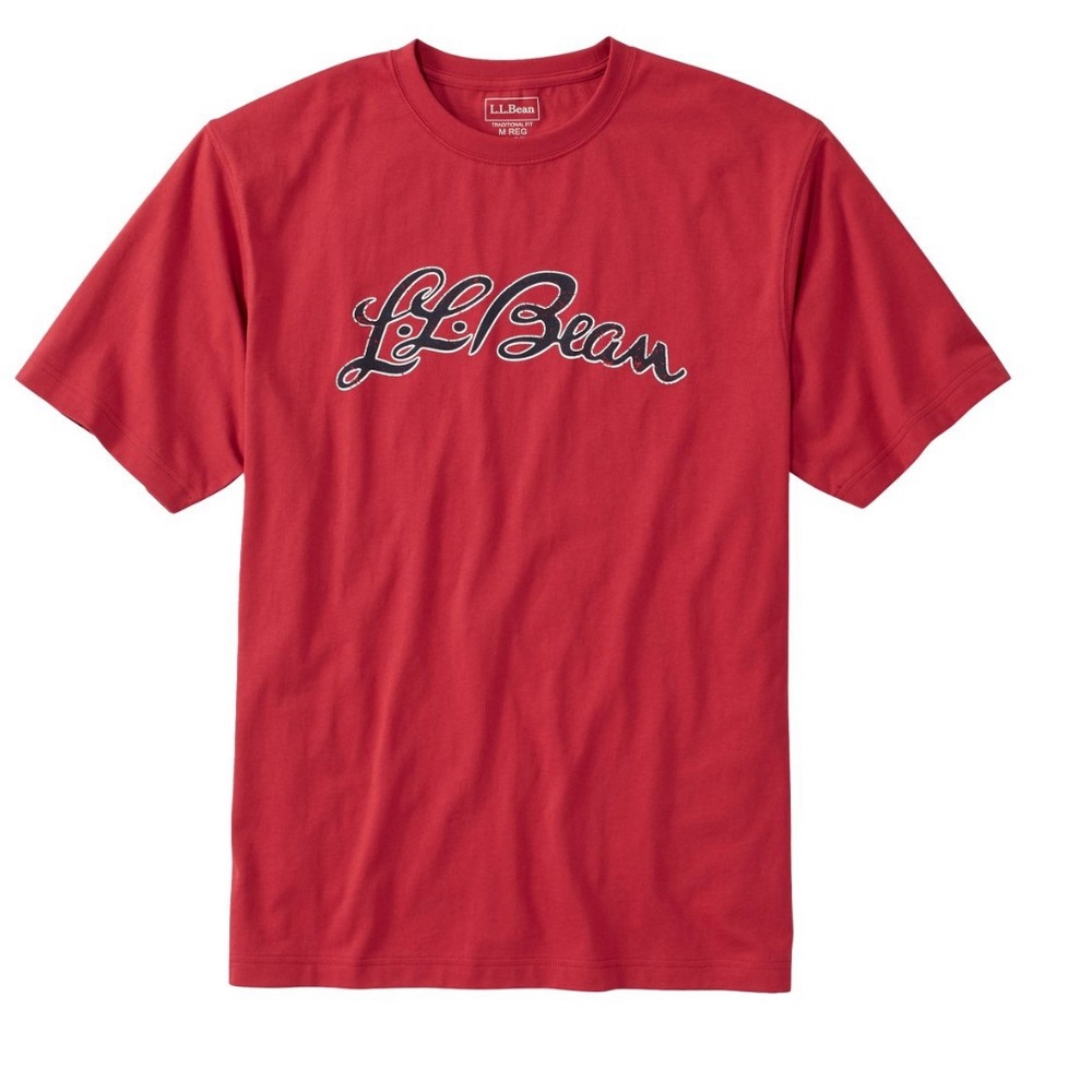 NWT L.L. Bean men’s logo tee large